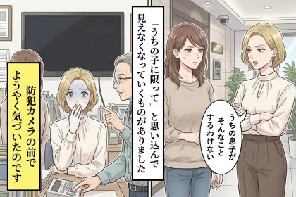 防犯カメラに映った息子の姿を見て、ようやく気づいた。「信じたい」と「向き合う」は違うということに