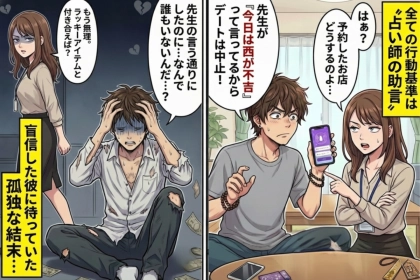 占い師のアドバイス通りに生きた彼氏、気づけば仕事も友人も私も全て失っていた