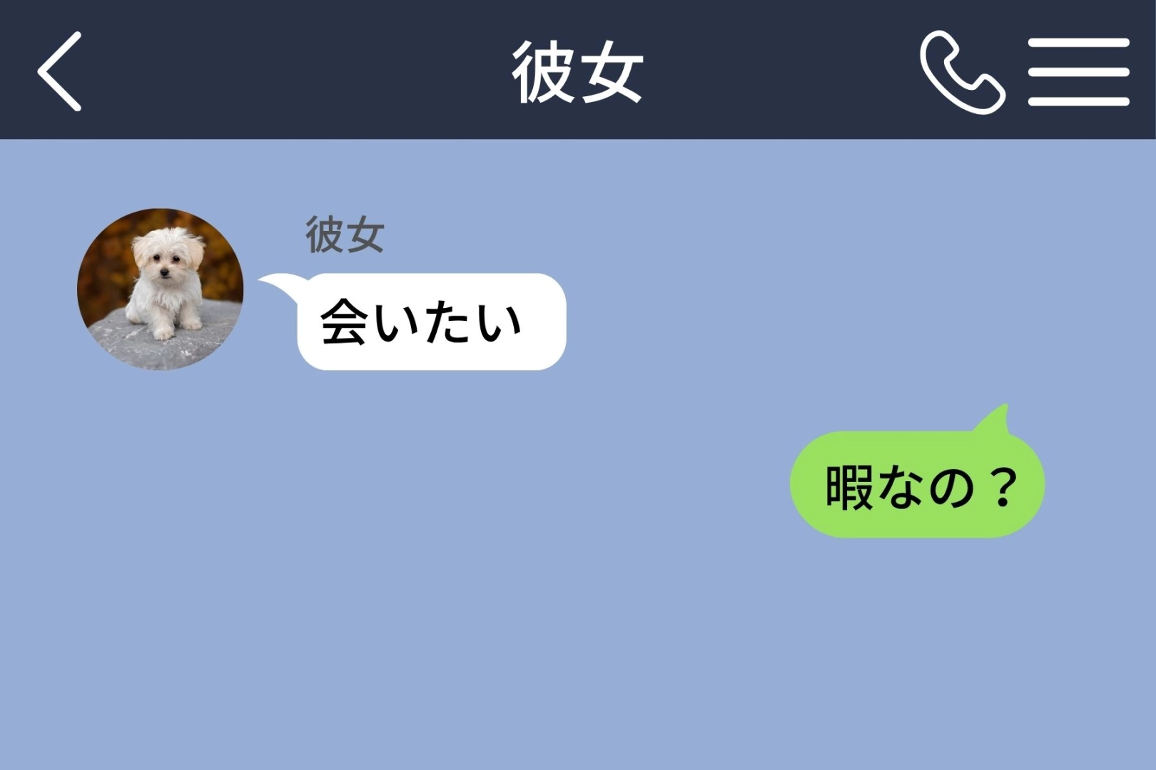 彼女の「会いたい」に、つい「暇なの?」と返してしまった俺。続いた一言で何も打てなくなった