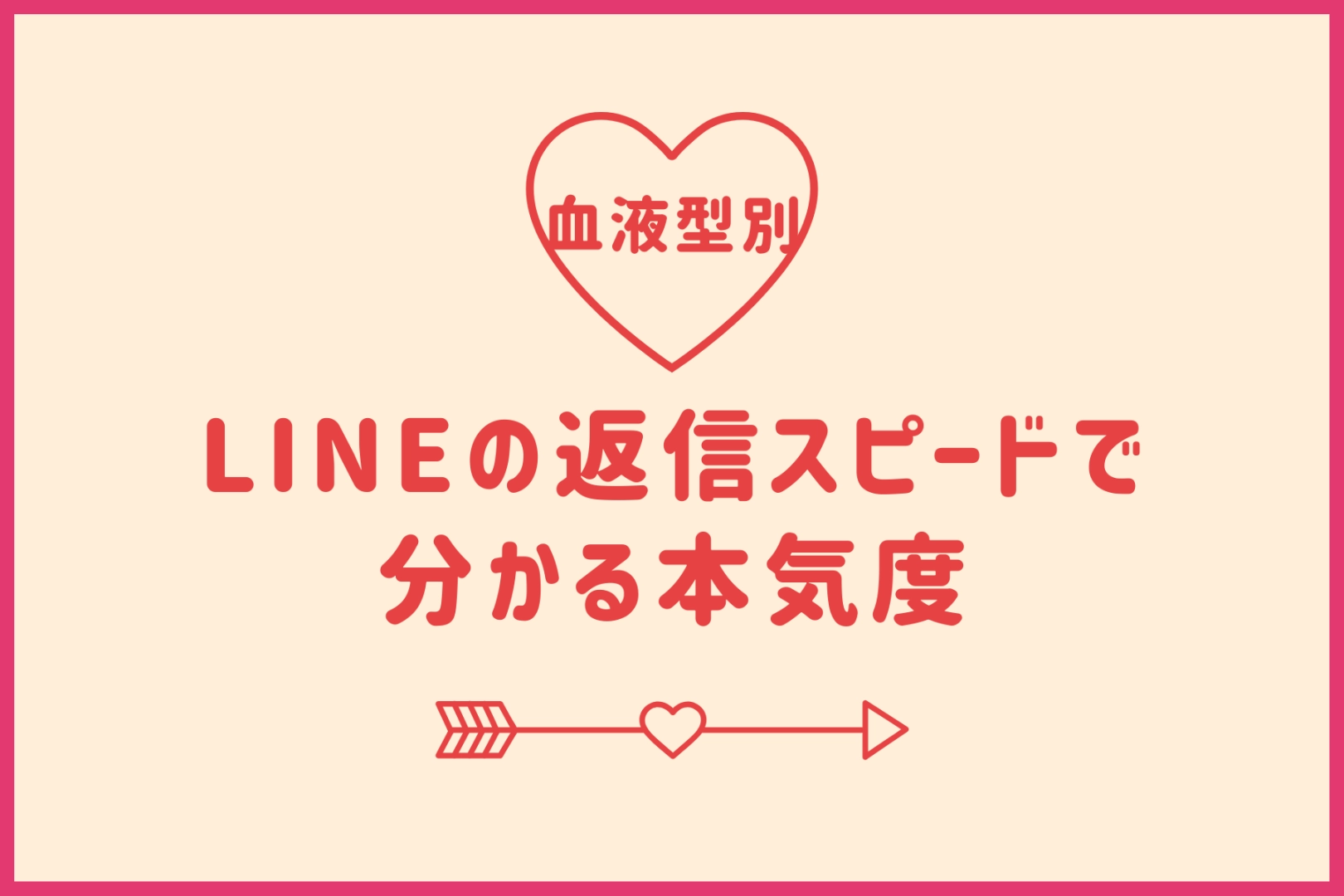 【血液型別】LINEの返信スピードでわかる本気度＜O型・B型＞