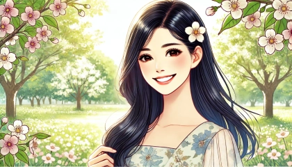 「隠してるけど...」男性がこっそり女性をチェックしているところ