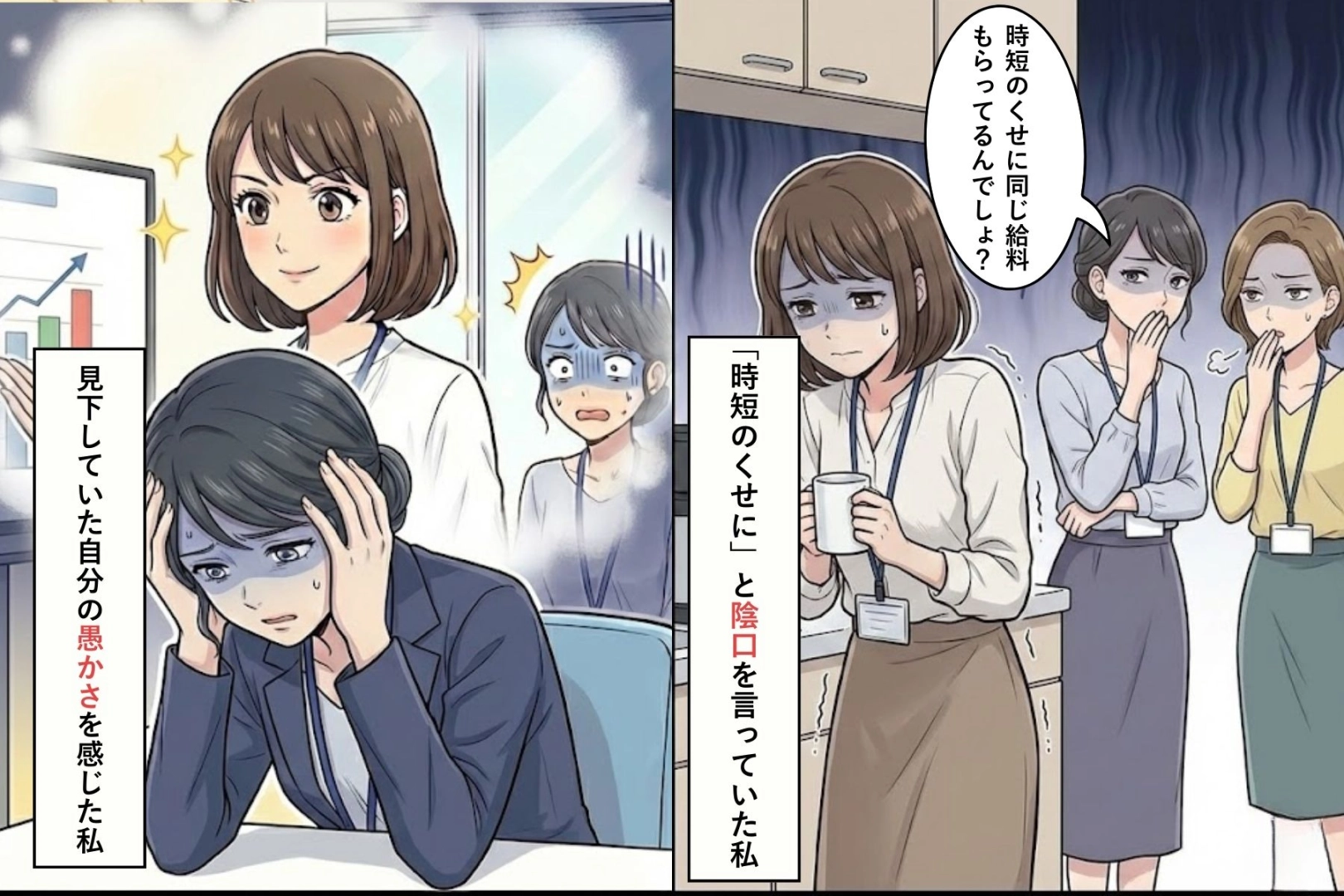 「時短のくせに」時短勤務の同僚に苛立っていた私が一瞬で言葉を失った彼女の成績