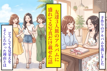 「盛れてる写真」で作ったアルバムを、友人にまっすぐ突き返された話