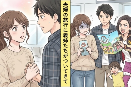 夫婦旅行についてくる義姉家族「数人増えたって変わんないよ」→旅行先で姿を消してみた